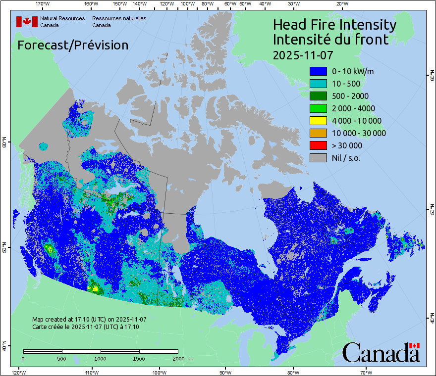 Head Fire Intensity