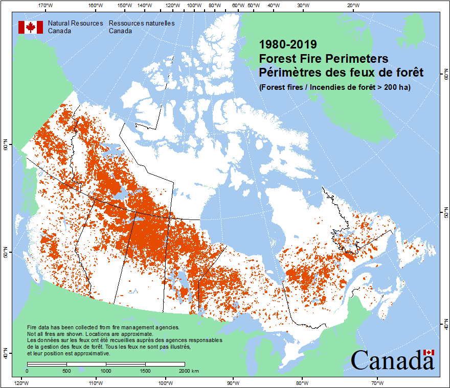 Canadian Wildland Fire Information System Metadata   NFDB Poly Thumbnail 